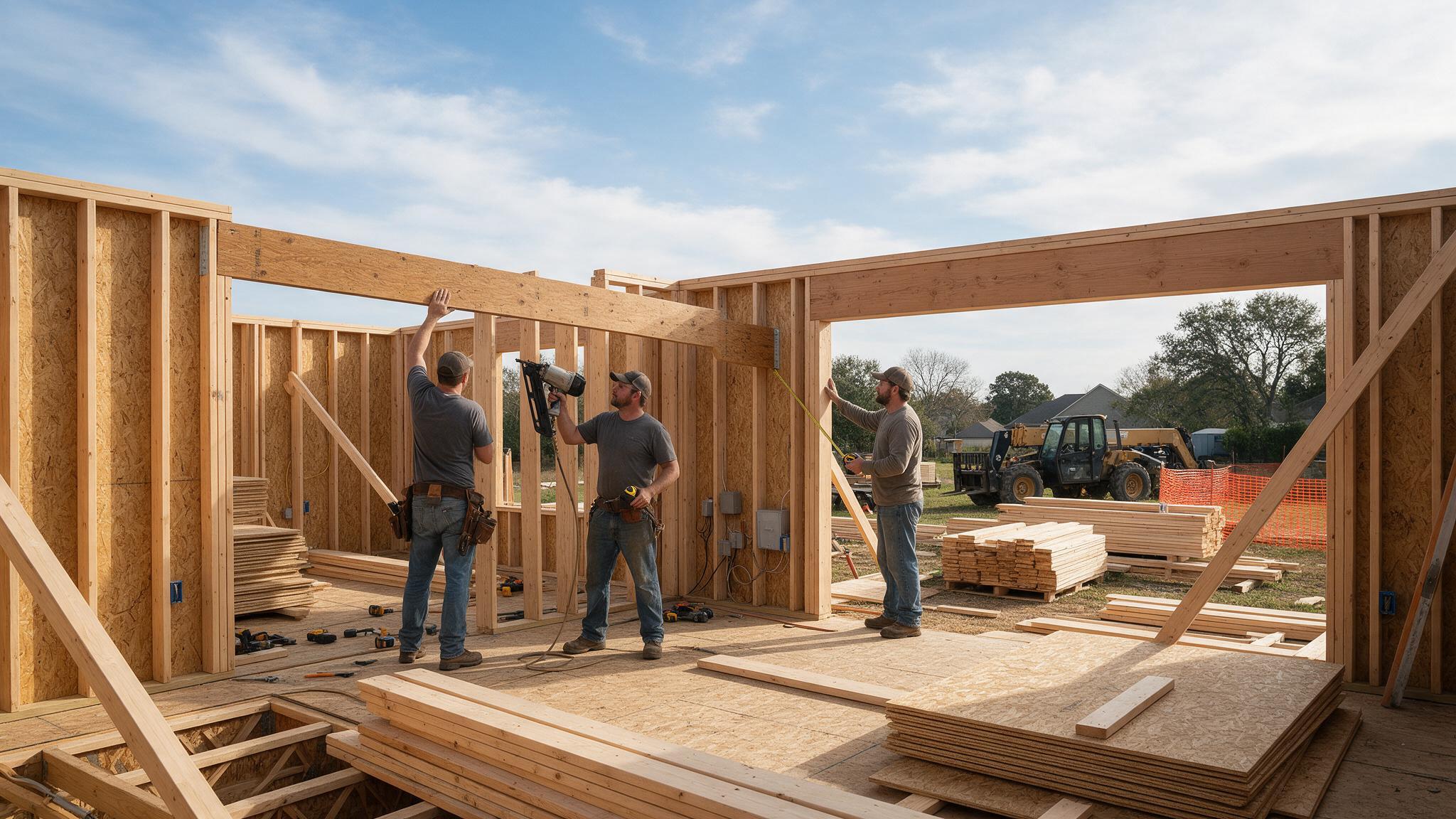 The Cornerstone Builders LA team at work