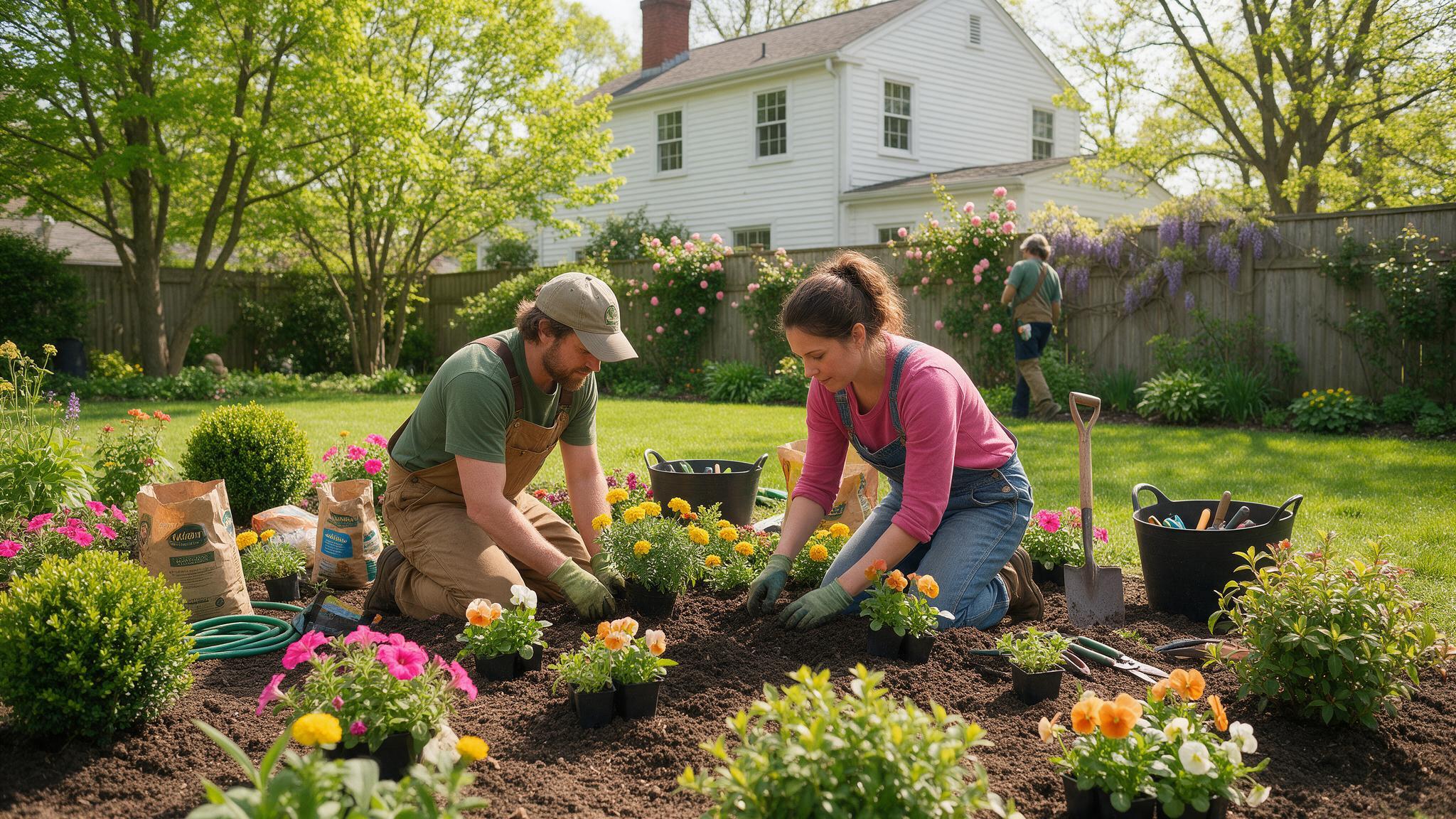 The GreenScape Gardens LA team at work