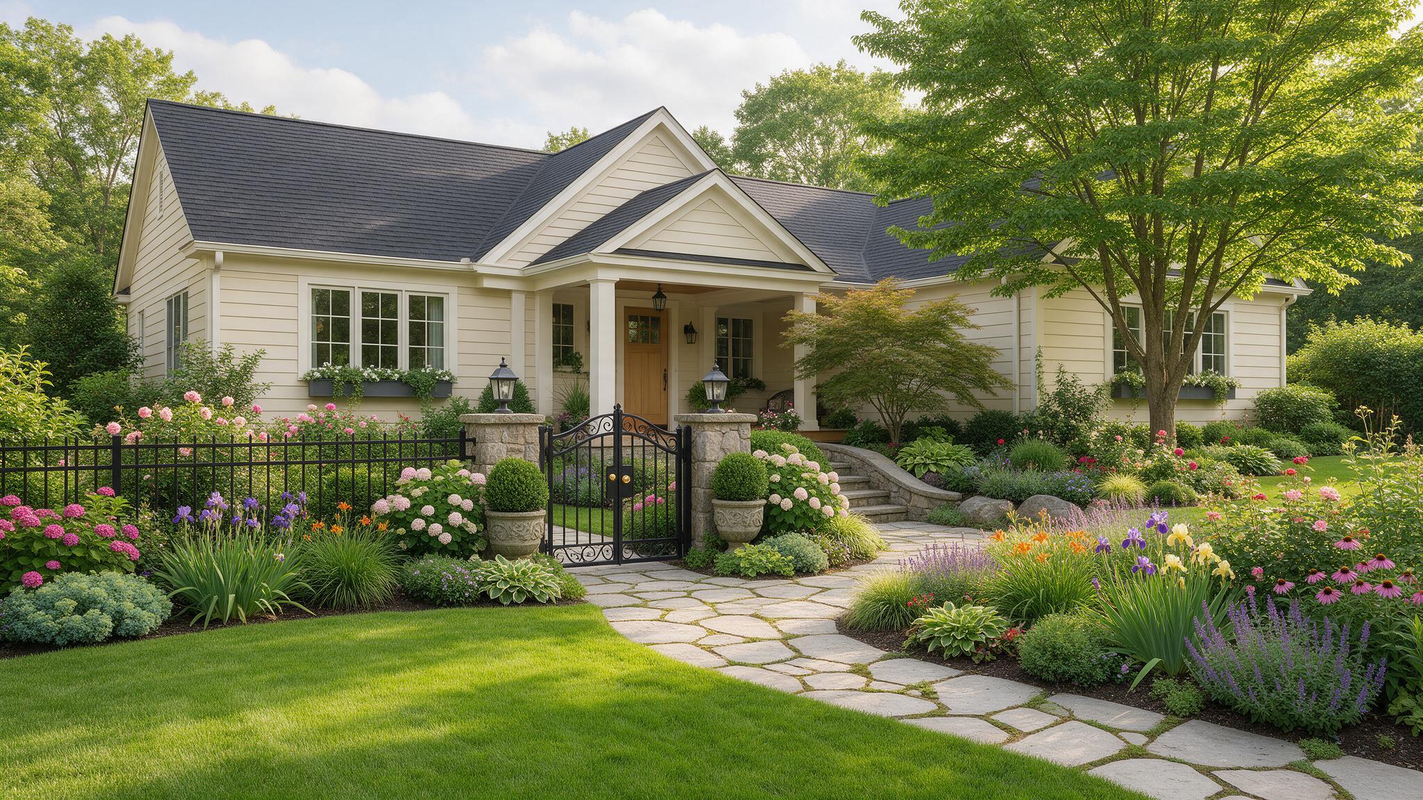 Landscaping work by GreenScape Gardens LA